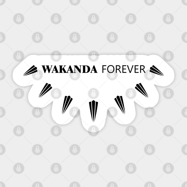 Wakanda Forever - 02 Sticker by SanTees